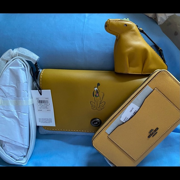 NWT Coach Disney X Pluto Dinky 3 set - Picture 7 of 9